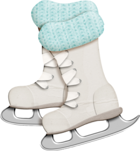 a pair of ice skates